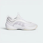 Highlights the high-velocity lines of the Lightstrike midsole tooling and the professional depth of the pristine white synthetic leather paneling.
