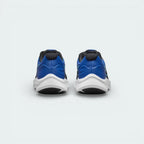 Rear view focusing on the Iron Grey synthetic leather heel support and the padded ankle collar.