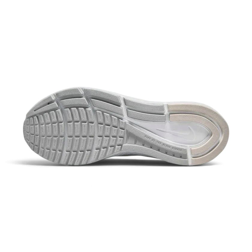Outsole view of Nike Air Zoom Structure 24 Women's trainers showing traction and grip pattern
