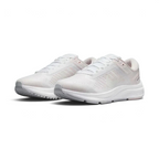 Angled side profile of Nike Air Zoom Structure 24 Women's trainers highlighting stability design