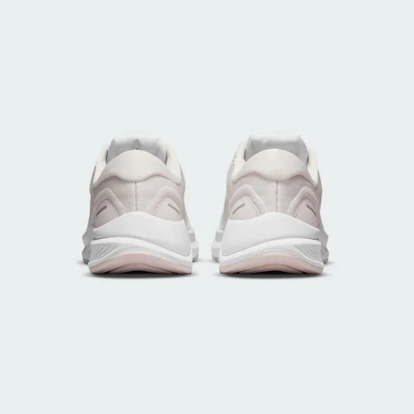Rear heel view of Nike Air Zoom Structure 24 Women's trainers with Structure logo detailing