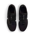 Focuses on the locked-in traditional lacing layout, displaying the perfect symmetry of the black mesh tongue, the matching black laces, and the airy open-cell mesh guarding the front toe box area.