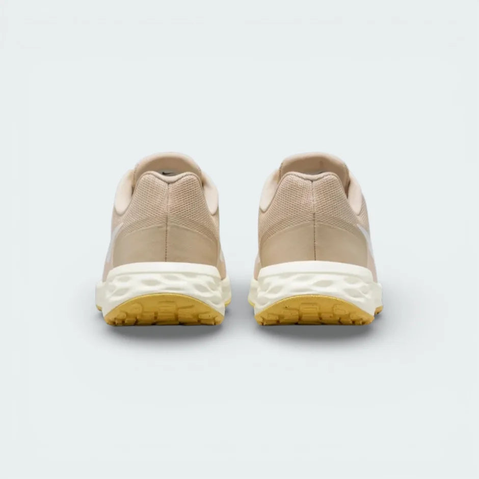 Rear view focusing on the structured Sand Drift heel and the soft padding around the collar for enhanced support.