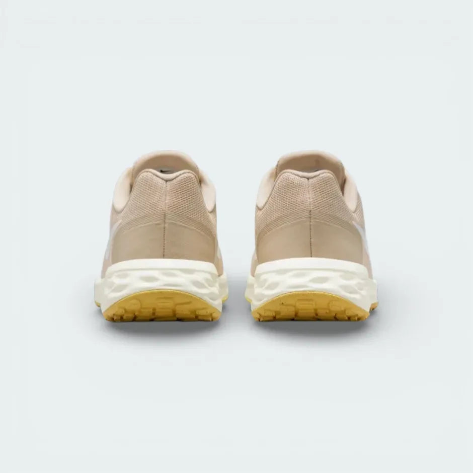 Rear view focusing on the structured Sand Drift heel and the soft padding around the collar for enhanced support.