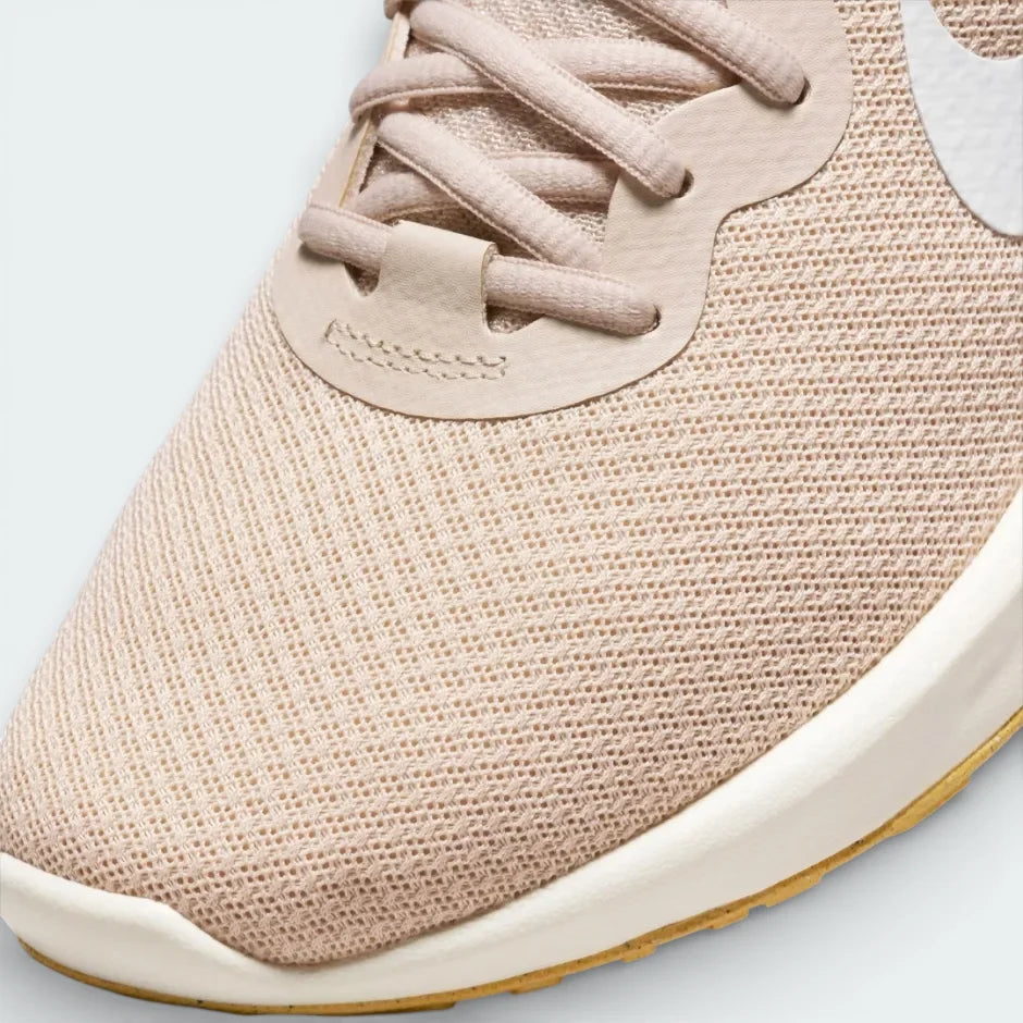 Close-up of the front, showing the fine detail of the engineered mesh and the lightweight laces for a locked-in fit.