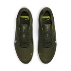 Nike Quest 5 Men's Green Running Shoes DD0204-300 top view showing lace-up system and padded tongue