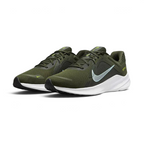 Nike Quest 5 Men's Green Running Shoes DD0204-300 angled view showing athletic silhouette and Swoosh logo