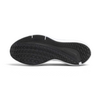 Nike Air Winflo 9 Women's Black Running Shoes DD8686-001 side view showing breathable black mesh upper with tonal Swoosh and cushioned midsole
