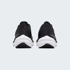Nike Air Winflo 9 Women's Black Running Shoes DD8686-001 back view showing reinforced heel and subtle branding on heel tab