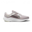 Nike Quest 5 Women's running shoes in platinum violet, side profile showing the black Swoosh, lightweight mesh upper, and the elevated foam midsole.