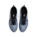 Top-down view of a pair of Nike Downshifter 12 Men's training shoes in grey, highlighting their streamlined silhouette and lace-up closure.