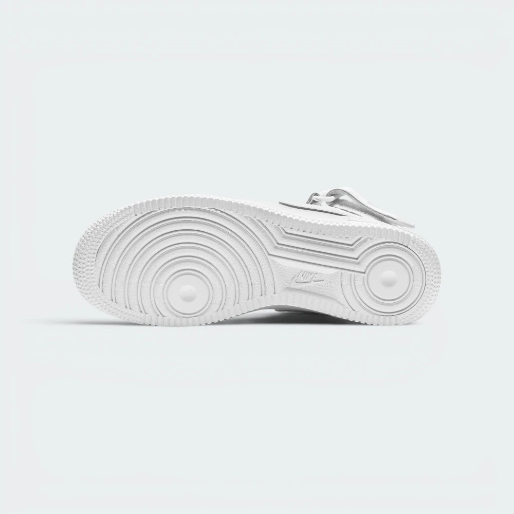 Nike Air Force 1 Mid LE Older Kids' Shoe Triple White DH2933-111 (UK 6) Secondary image