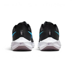 View from behind looking at the heel, focusing on the tapered collar design and the subtle reflective elements.