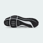 View of the black rubber outsole, featuring the iconic waffle pattern for multi-surface road traction.