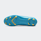 Close-up of the Nike Vapor 14 Club FG/MG men's football boot's multi-directional stud pattern on the outsole, ideal for firm ground.