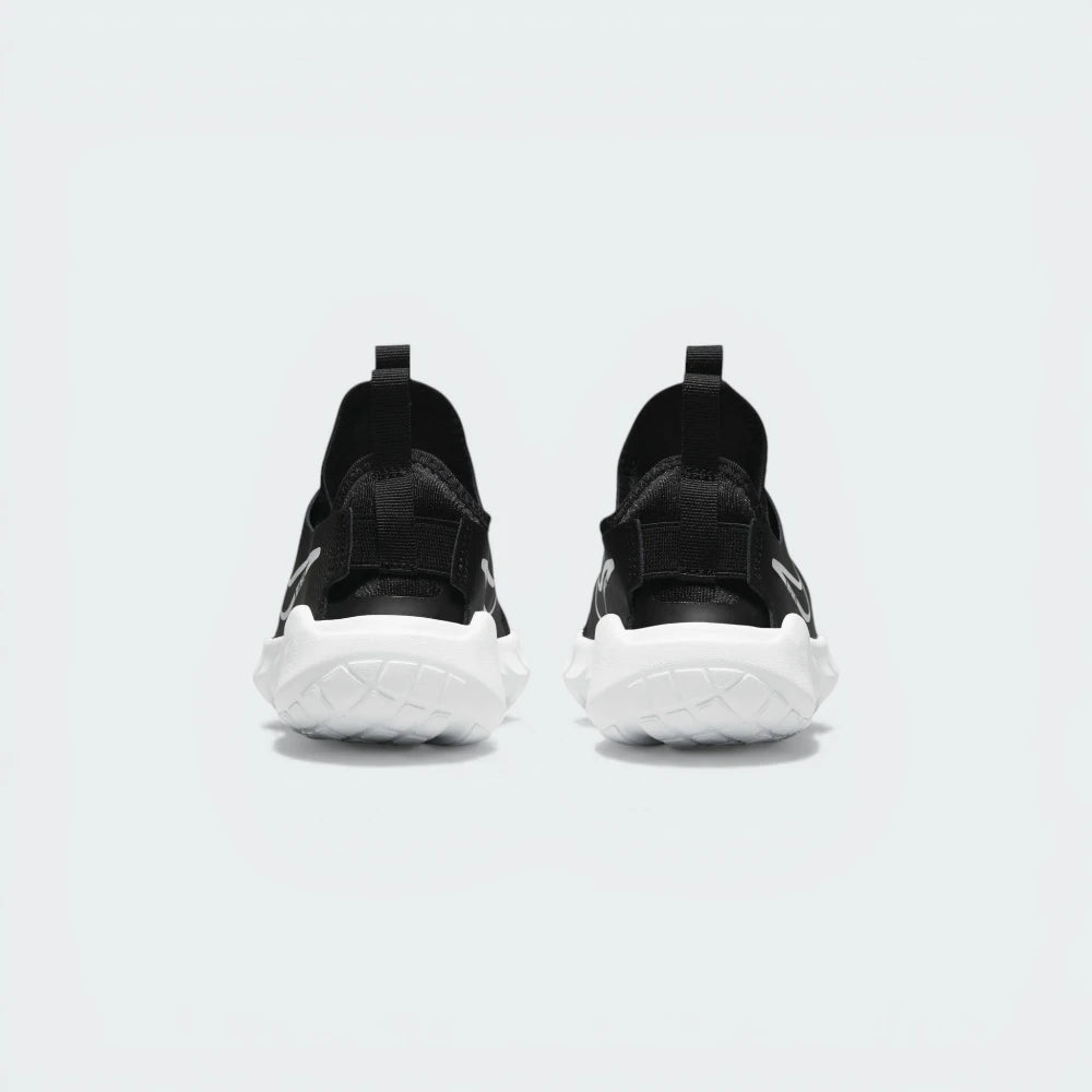 Focuses on the stability "wings" and the secure heel strap construction.