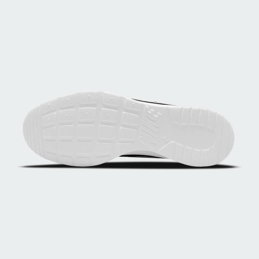 Nike Tanjun Men's Trainers DJ6258 outsole with textured grip pattern in solid black