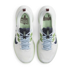 Nike Juniper Trail 2 Women's White Trail Shoes DM0821-103 top view showing lace-up closure, padded collar, and breathable mesh tongue