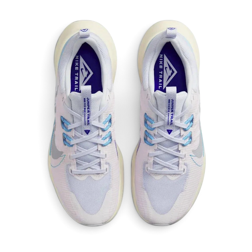 Nike Juniper Trail 2 Women's Running Shoes DM0821-600 top view showing lacing system and padded tongue