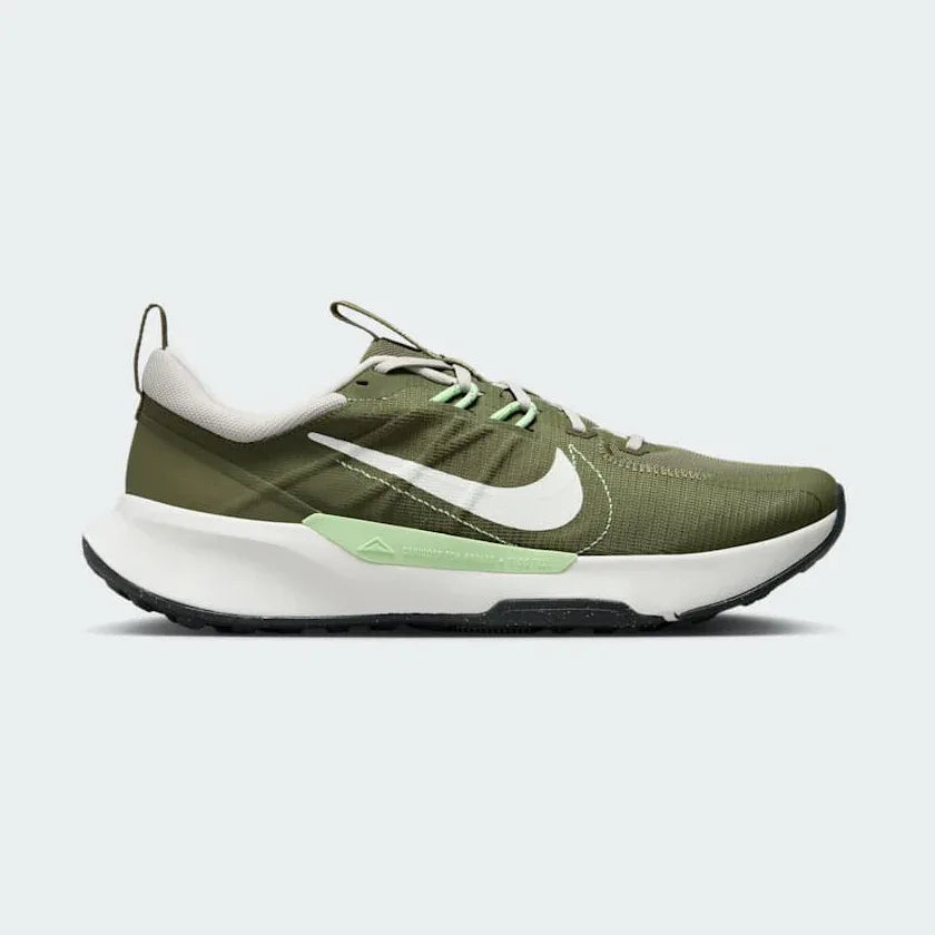 Nike Juniper Trail 2 Men's Trail Running Shoes side view showing rugged mesh upper with synthetic overlays and trail-ready outsole Main image