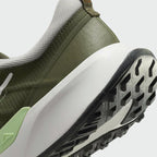 Rear underside close-up of Nike Juniper Trail 2 Next Nature Men's Trainers DM0822-200 heel area and grippy outsole tread