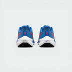 View from behind looking at the heel, focusing on the structured support and the "Air Zoom" branding on the midsole.
