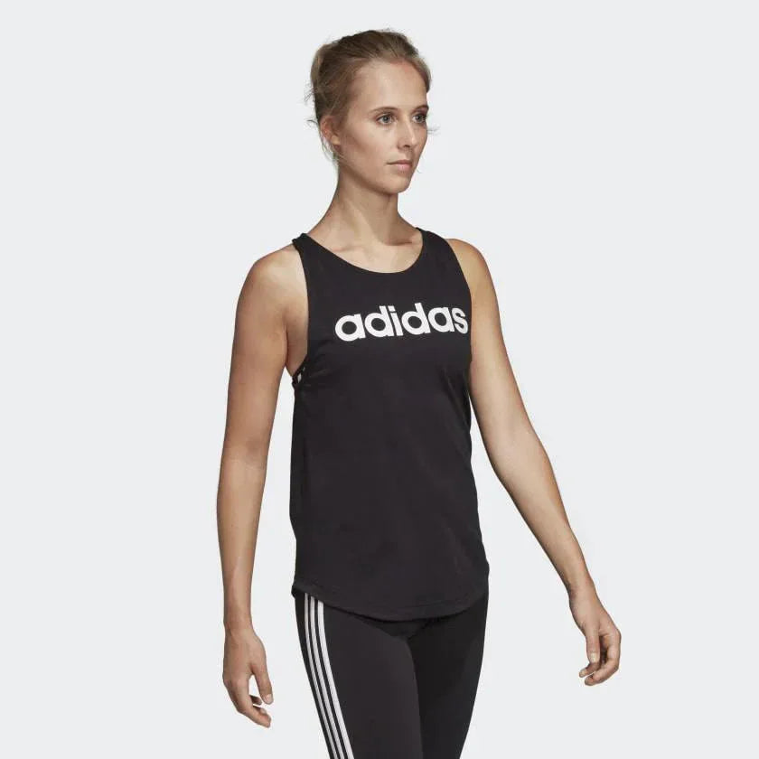tradesports.co.uk Adidas Women's Linear Loose Tank Top DU7003 Main image