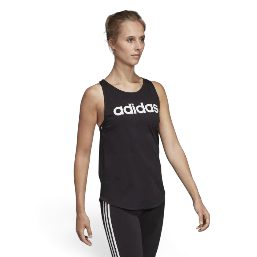 tradesports.co.uk Adidas Women's Linear Loose Tank Top DU7003