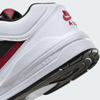 Detailed zoom on the outsole and midsole of the Jordan Stadium 90 Juniors' trainers, highlighting the cushioned foam and durable rubber outsole.
