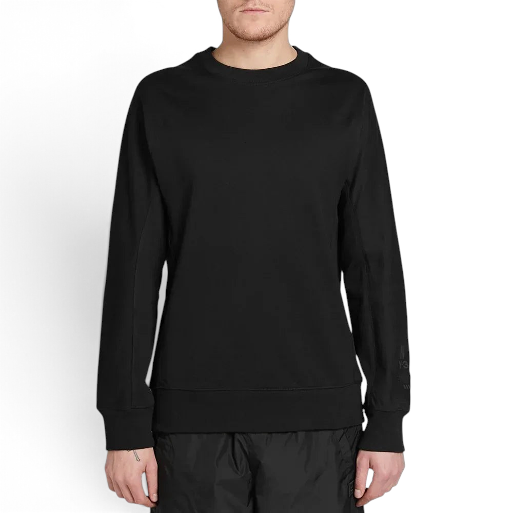 tradesports.co.uk Adidas Y-3 Men's Classic Crew Neck Sweater - Black Main image