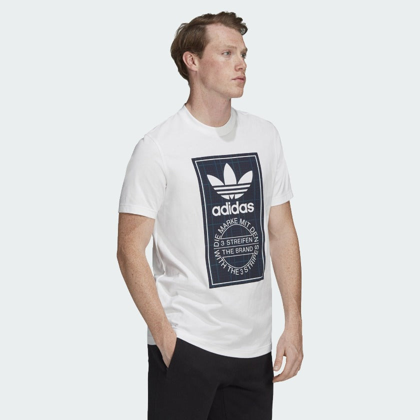 tradesports.co.uk adidas Originals Men's Tartan Tongue T-Shirt ED7035