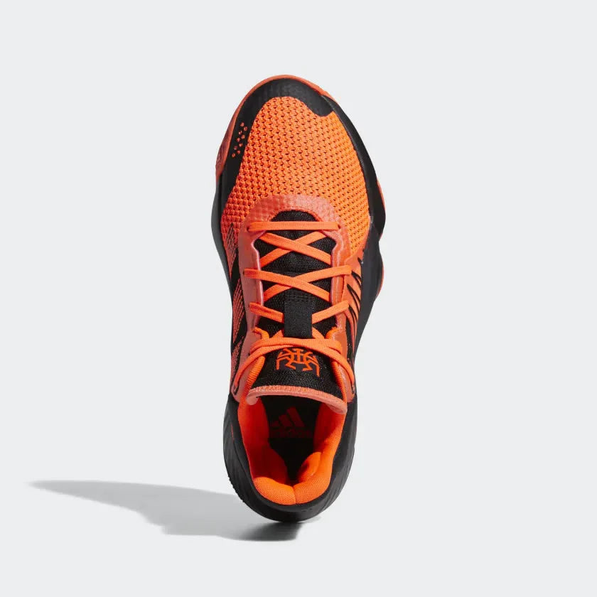 Top-Down View of Pair: Highlighting the lace closure and spiderweb graphics and the breathable textile texture for a "locked-in" archival look.