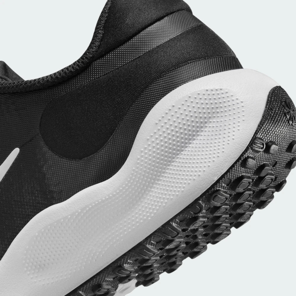 Detailed zoom on the midsole area, highlighting the plush foam texture and the transition to the durable rubber outsole.