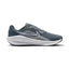 Displays the full lateral silhouette featuring the breathable Cool Grey mesh upper, outlined White Nike Swoosh, thick white sculpted foam midsole, supportive Wolf Grey eyelet overlays, and durable black rubber outsole rim.