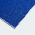 Close-up detail of the Adidas Cotton Towel in royal blue, showing the plush texture of the absorbent 100% cotton material.