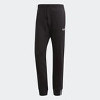 Adidas R.Y.V. Sweat Pants Men's in black, front view showing elastic waistband, drawcord, tapered legs, and side pockets.