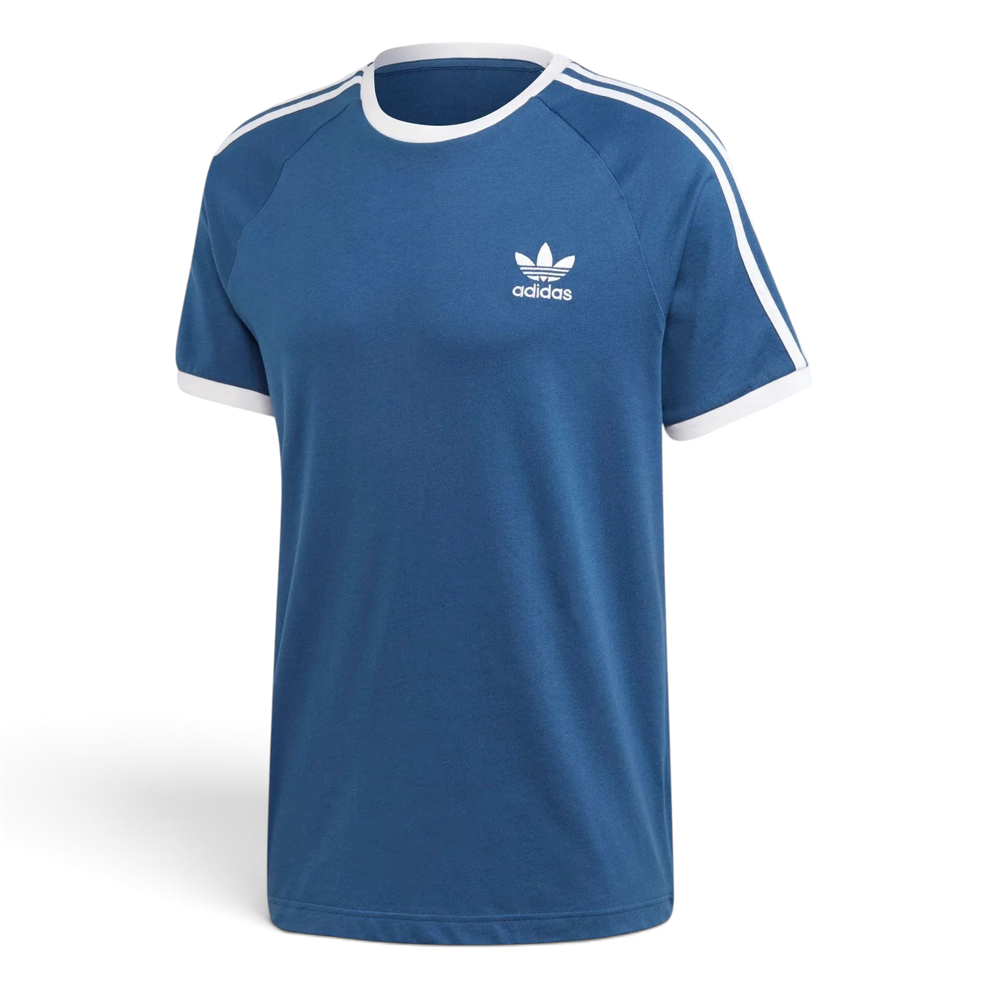 adidas 3-Stripes Men's Blue Cotton T-Shirt FM3772 Size Small Secondary image