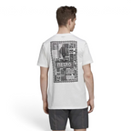 tradesports.co.uk Adidas Men's Paris Graphic Tee Shirt - White