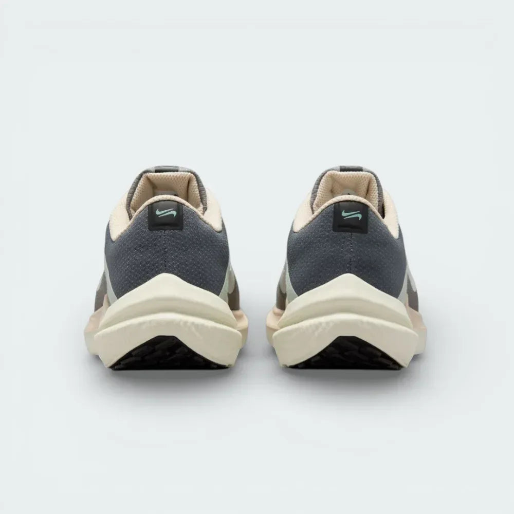 Rear view focusing on the structured heel counter and the padded collar designed for enhanced ankle comfort and support.