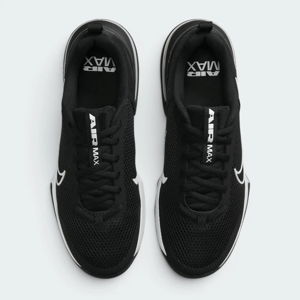 Focuses on the locked-in traditional lacing layout, displaying the perfect symmetry of the black mesh tongue, the tonal lace tracks, and the wide profile of the front toe box matrix.