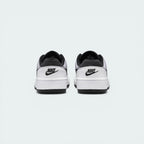 Focusing on the Nike Air-inspired heel branding and the padded ankle collar.