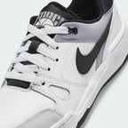 A close-up of the high-quality leather stitching and the classic lace-up closure.