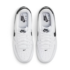 Top-down view of the trainers, highlighting the perforated toe box and the clean white lacing system.