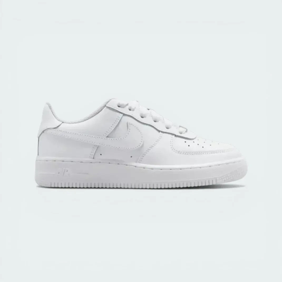 Highlights the clean, low-cut silhouette and the iconic stitched leather overlays. Main image