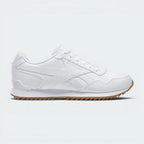 Highlights the high-velocity white design lines and the professional depth of the ripple gum sole.