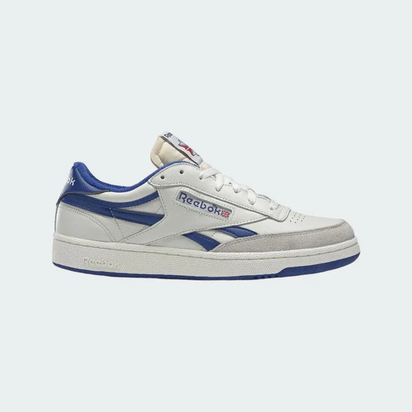 Reebok Club C Revenge Vintage Men's FW4863 side profile showing chalk leather and suede overlays Main image