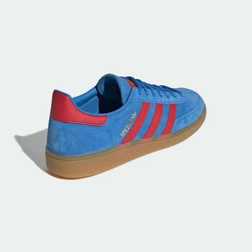 Back view of adidas Handball Spezial Men's sneakers showing white heel tab and Spezial logo
