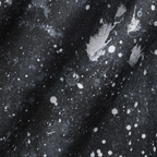 Close-up of black fabric with white speckles
