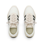 Top-Down View of Pair: Looking down at the technical lace toggle and the premium suede toe box.