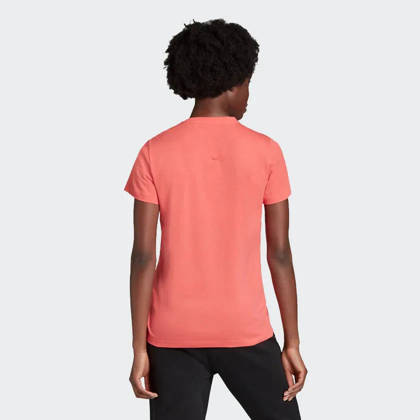 Adidas Women's Must Haves Badge of Sport T-Shirt Red GC6963 Secondary image